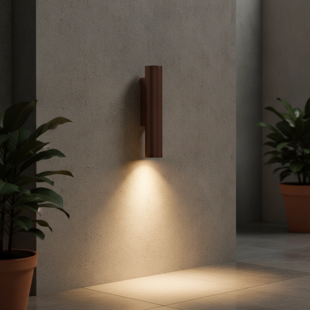 Design-Spot Torrin Rostbraune Daunen