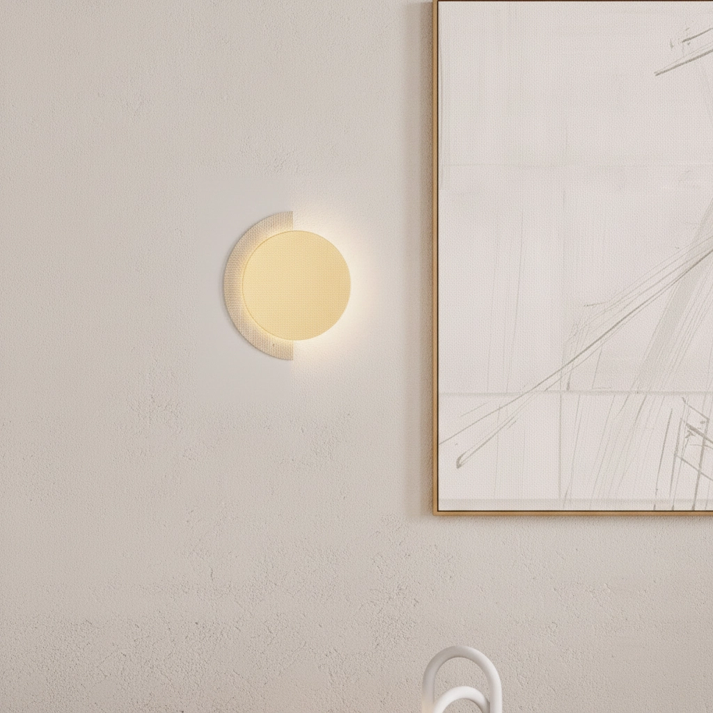 Design-Wandlampe Molli Travertin Ø 17 cm