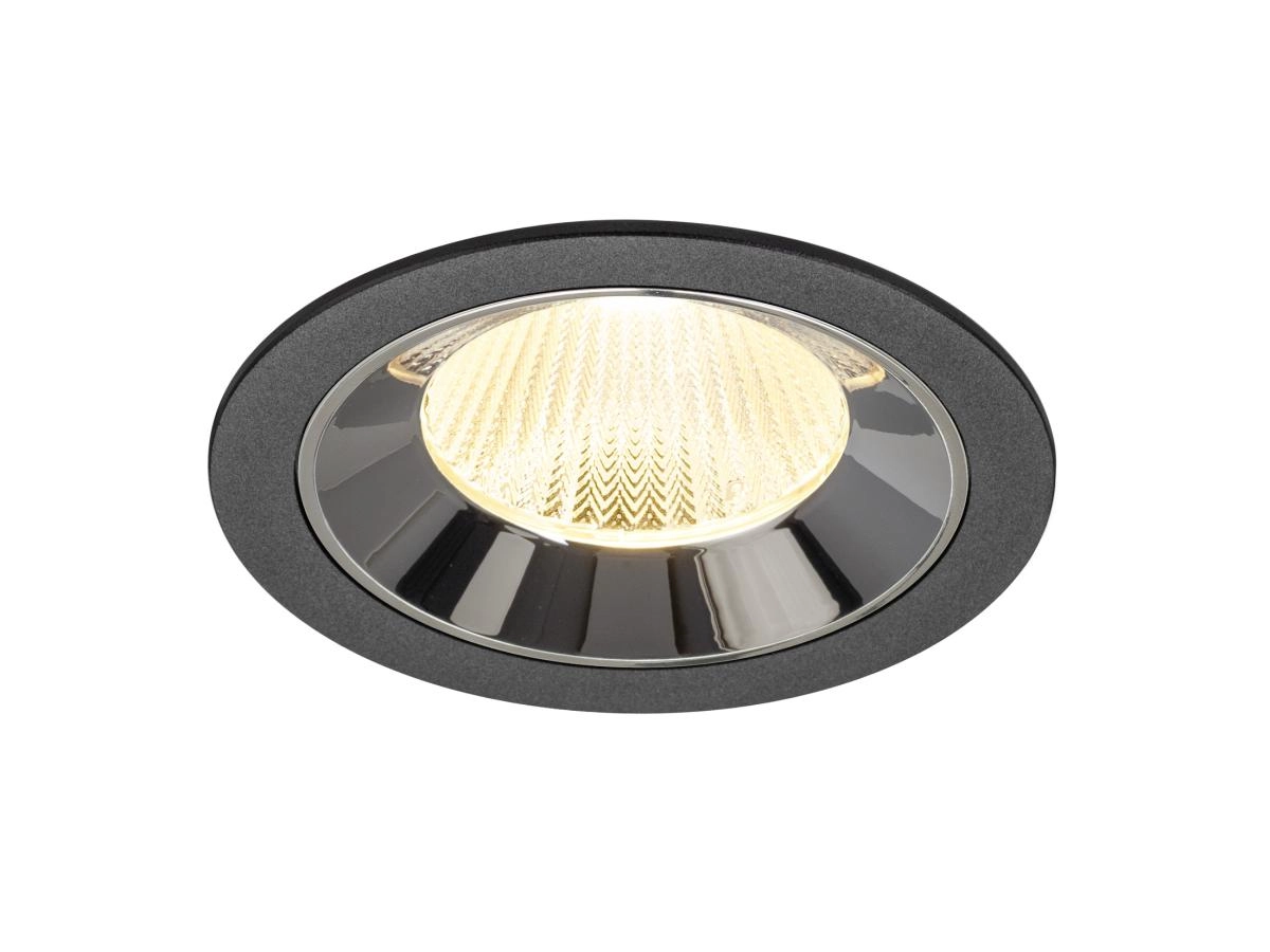 Einbau-Strahler Numinos L schwarz/chrom 3000K - 40gr SLV 4024163309752