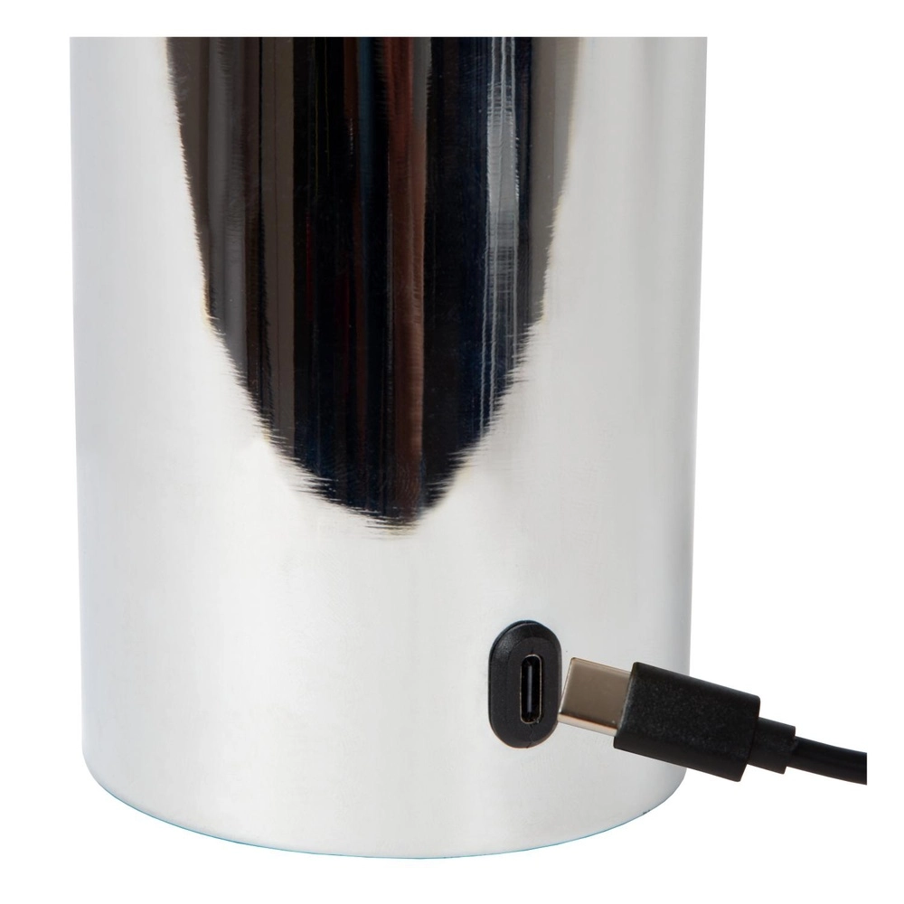 Wiederaufladbare Tischlampe Vivo Chrom Lucide 5411212520869
