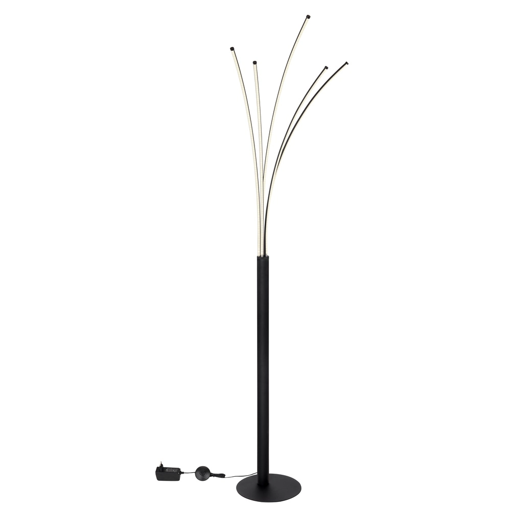 Moderne Stehlampe Bizzy Verstellbar für Schwarzlichtfarben Globo 9007371440276