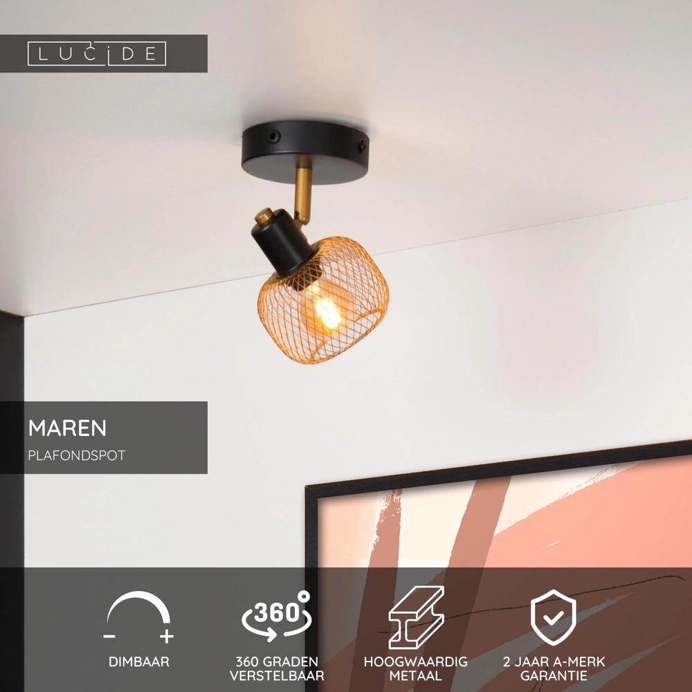 Deckenlicht Maren Einzelne Goldmedaille Lucide 5411212771063