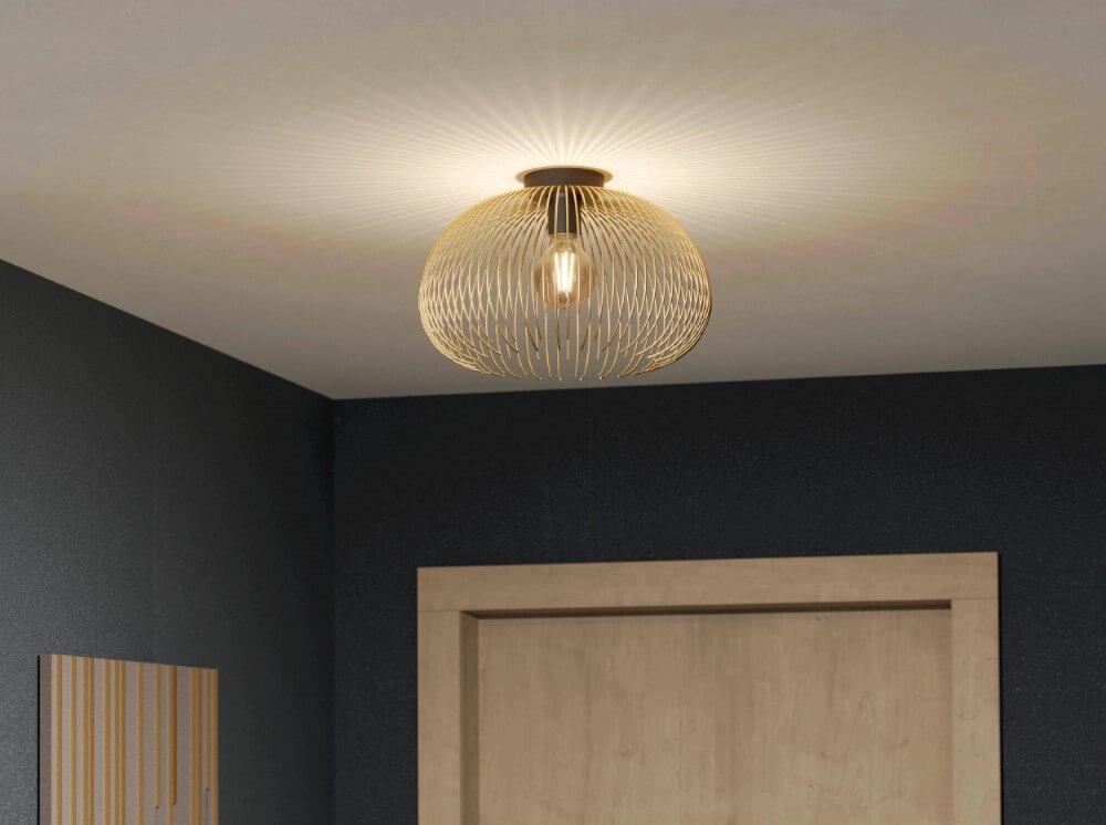 Goldene Deckenlampe Venezuela Ø 38,5cm Eglo 9008606242771