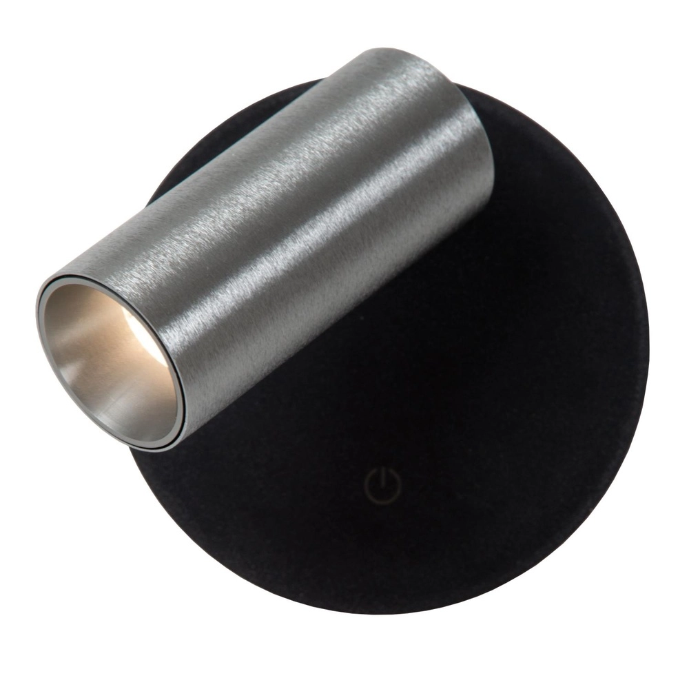 Wiederaufladbare Wandlampe Toni magnetisch metallisch-grau Lucide 5411212290533