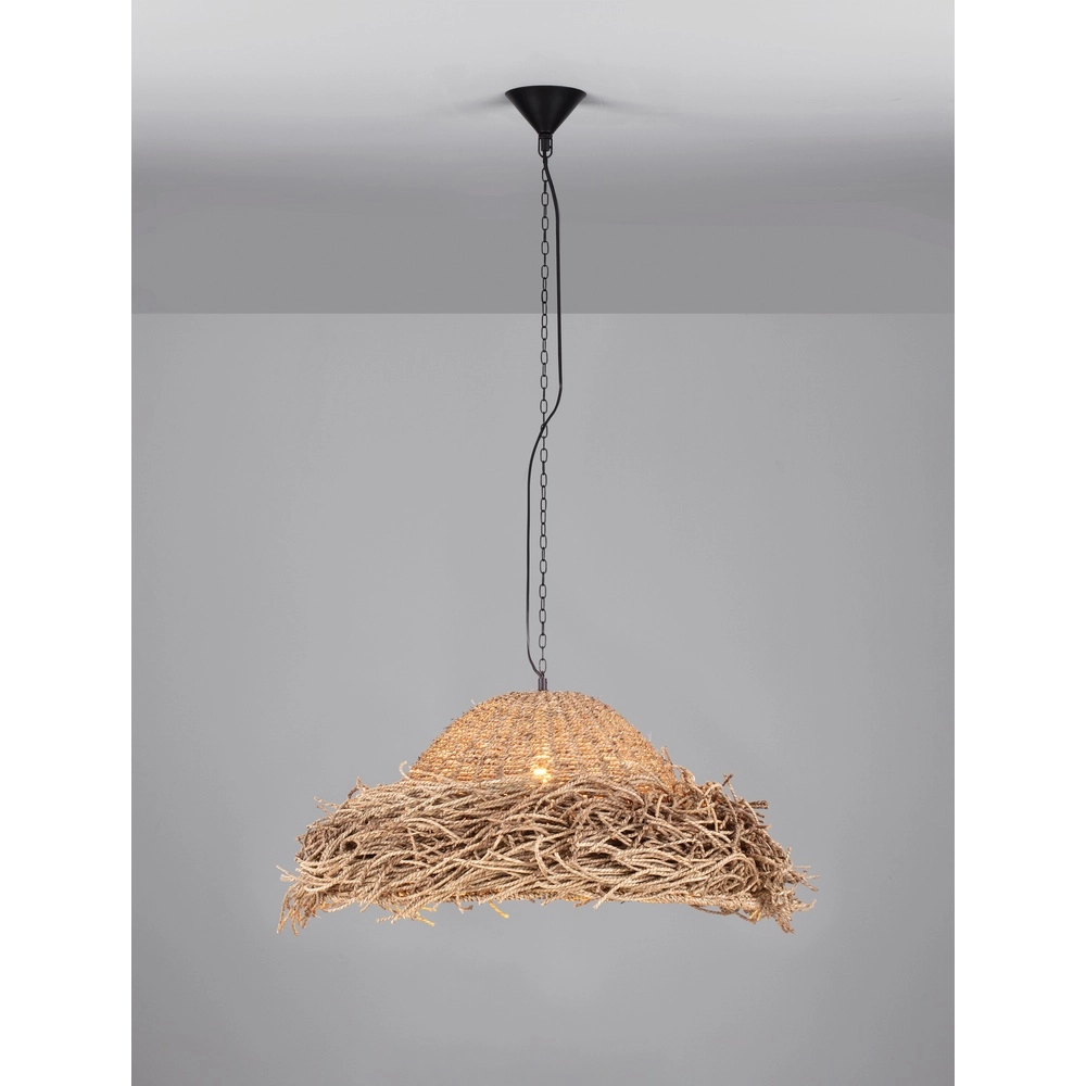 Natürliche Pendelleuchte Natu Ø 86cm