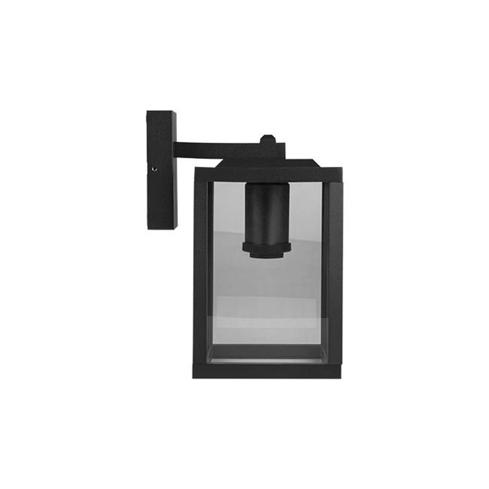 Schwarze Außenlampe Lidio mit Glas Lyora 5904703009795