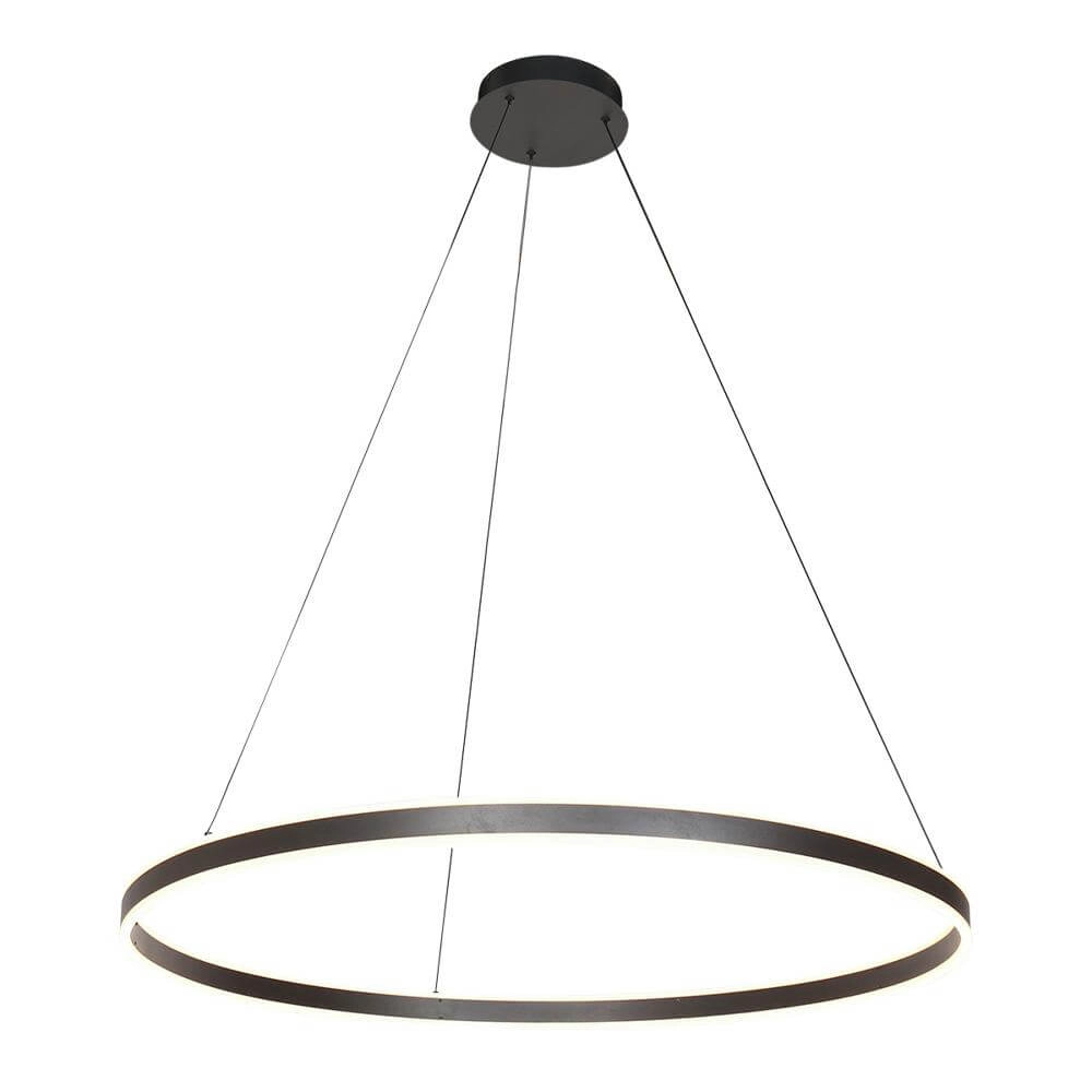 Design-Pendelleuchte Ringlux schwarz Ø 100cm