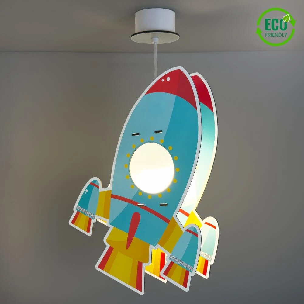 Pendelleuchte für Kinderzimmer Rocket Messing Dalber 8420406633572