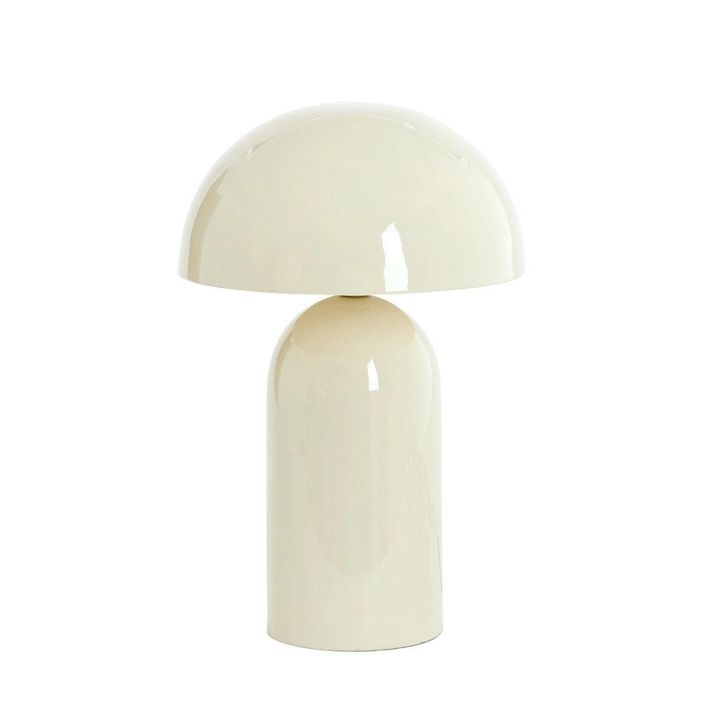 Pilztischlampe Tolima Glanzcreme – Ø 31 cm