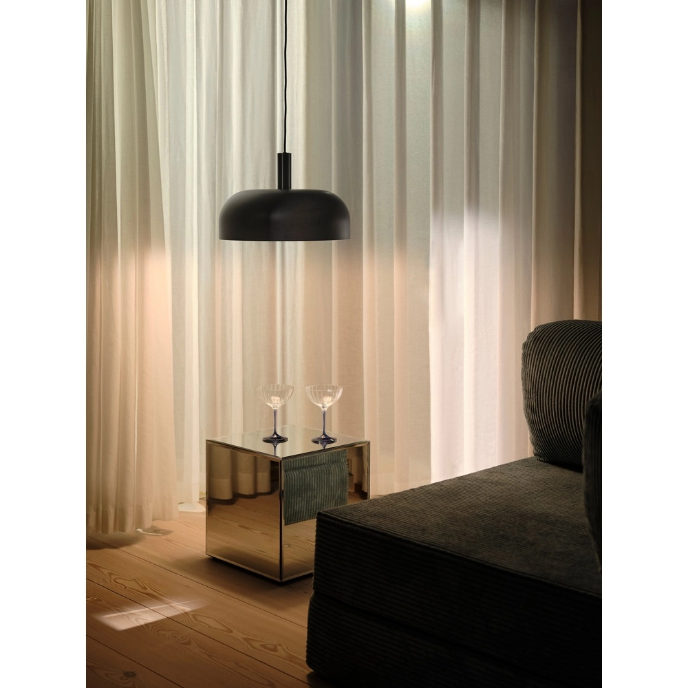 Zeitlose Pendellampe Sandro  Ø 40cm – schwarz