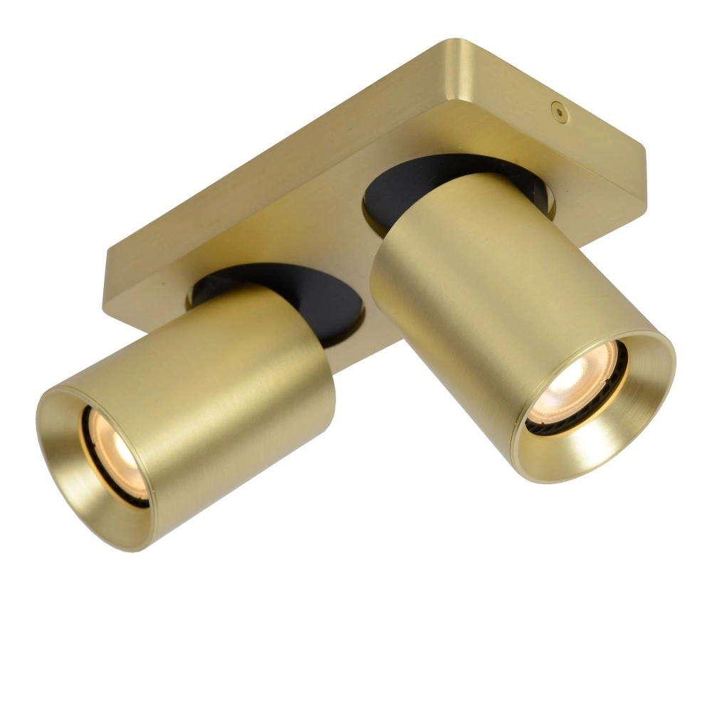 Deckenscheinwerfer Nigel 2-Licht Gold Lucide 5411212092977
