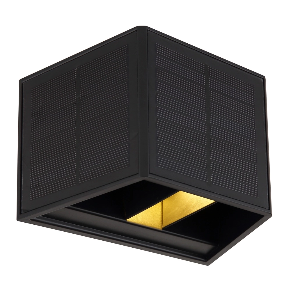 Solarwandlampe Helion Schwarz Globo 9007371448012