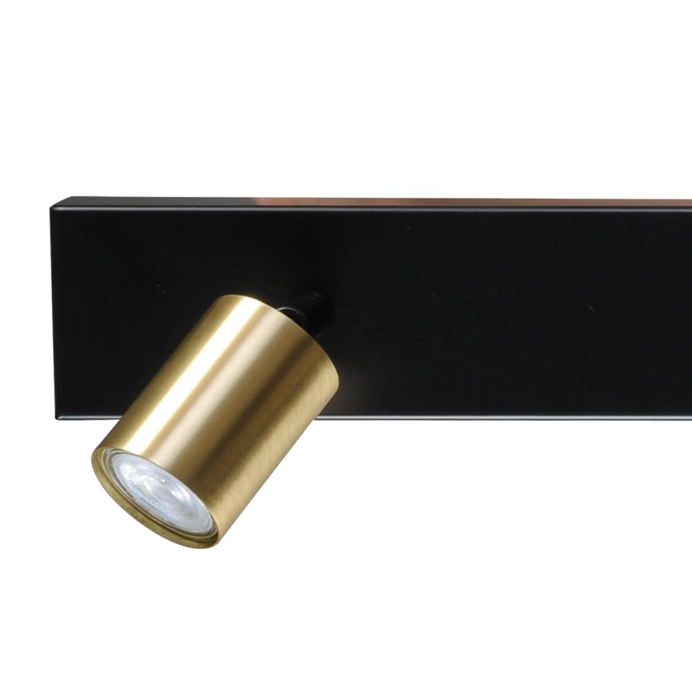 Deckenleuchte schwarz Bounce mit 4 Goldflecken Masterlight 8718121209272