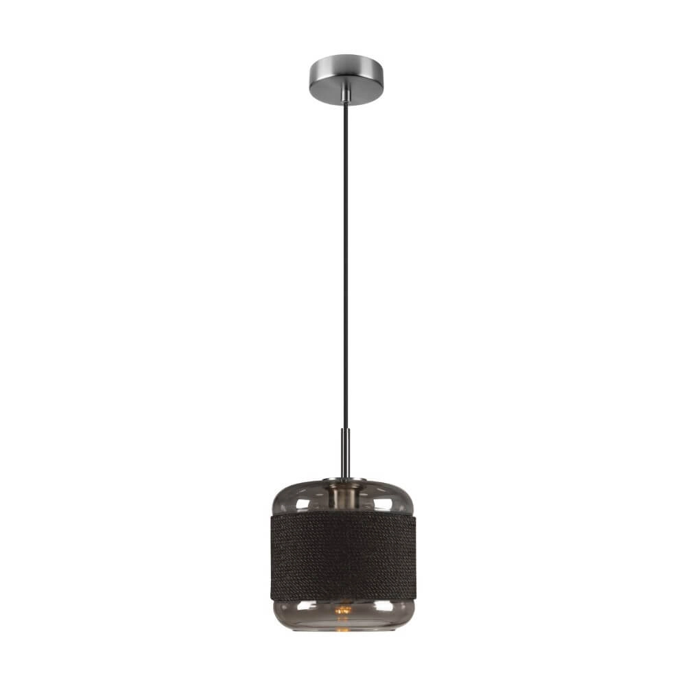 Hängelampe Pantilo Rope 20 Rauchglas - Ø 19,5 cm