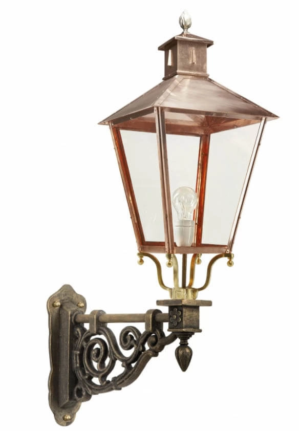 Bronzene Wandlampe Wolfsburg L