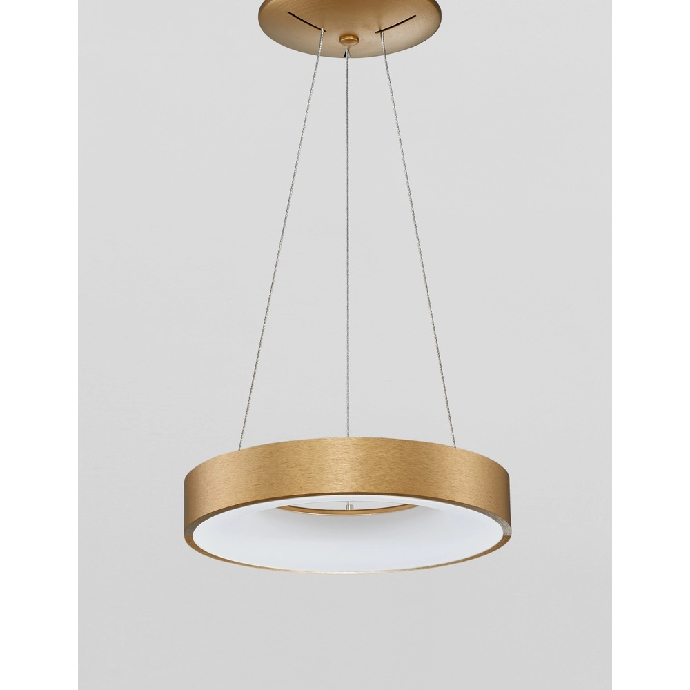 Pendelleuchte Rando Thin gold Ø 38cm Lyora 5212017420169