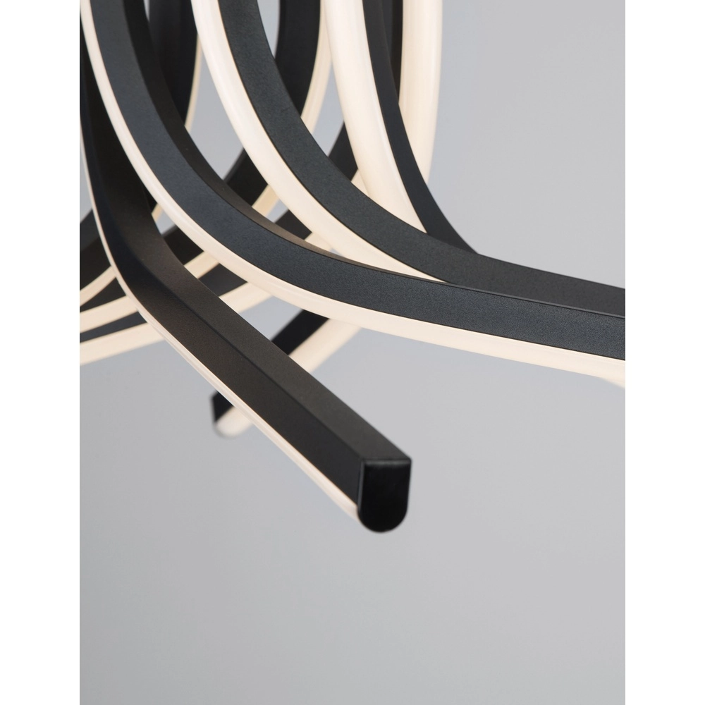 Design-Pendelleuchte Narvi S schwarz Ø 50cm Lyora 5212017424204