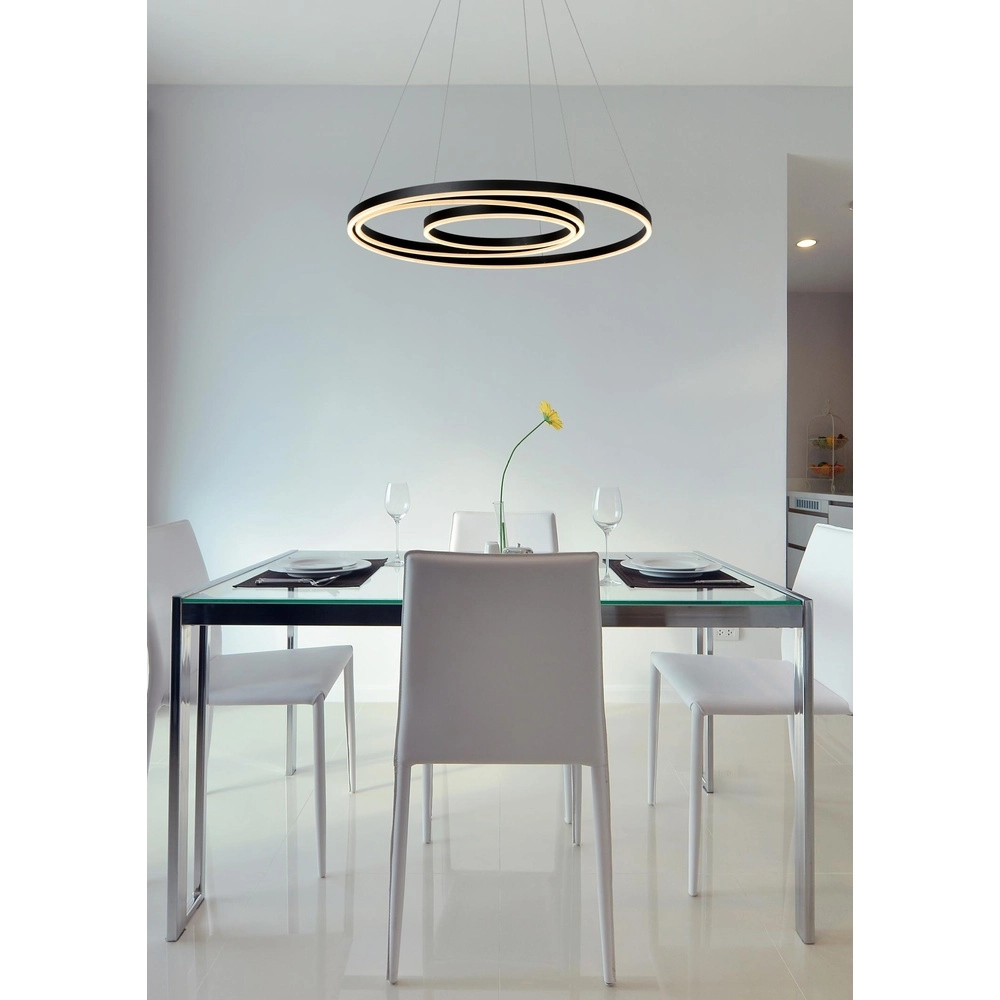 Moderne Pendellampe Triniti dimmbares Schwarz Lucide 5411212460714