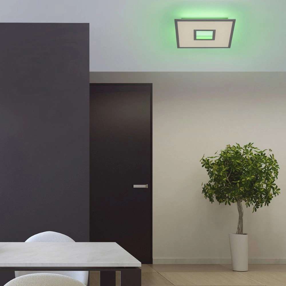 Quadratische Deckenlampe Recess Just Light 4043689967550