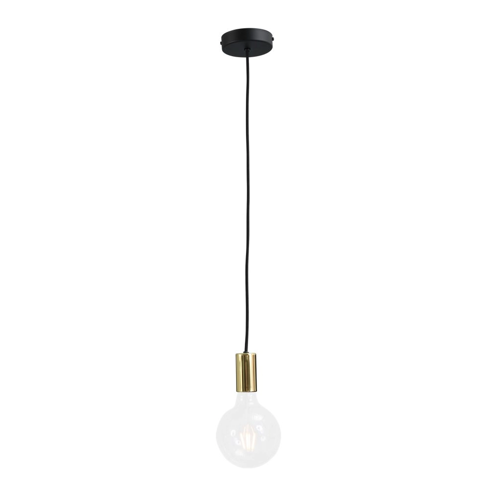 Pendelleuchte Concepto Pendelschwarz mit gold Masterlight 8718121142302