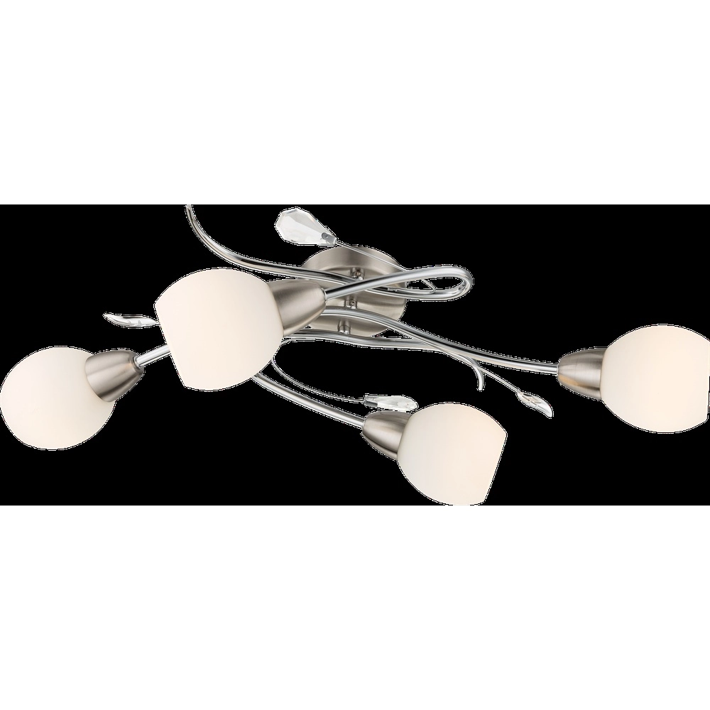 Deckenlampe Lilly Klassischer Nickel Globo 9007371313594