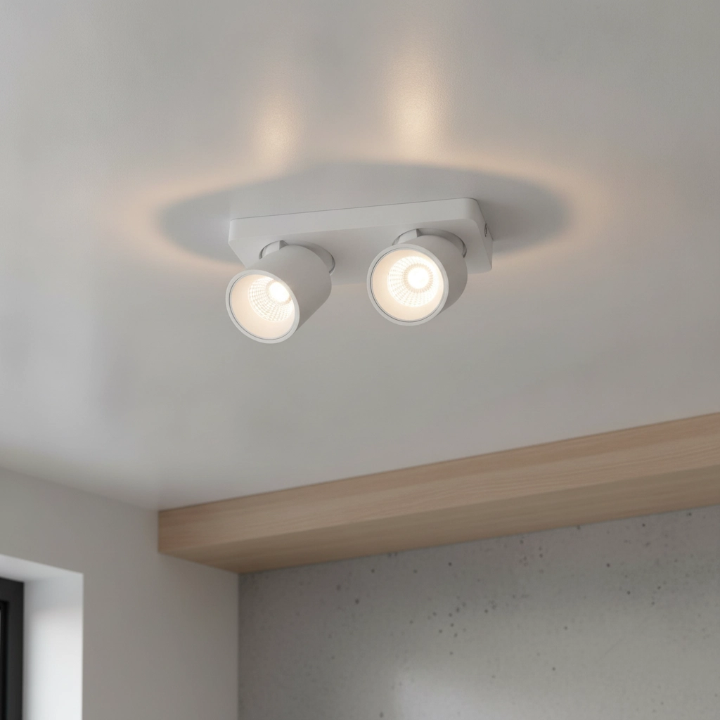 Doppelter LED-Strahler Laguna 2 Licht weiß