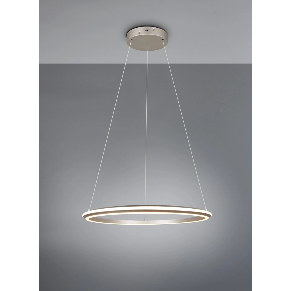 Pendelleuchte Amador nickel Ø 75cm Trio 4017807656701