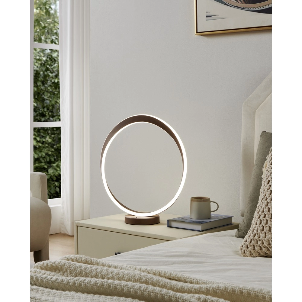 Design-Tischlampe Camerota Dark Bronze Eglo 9008606391257