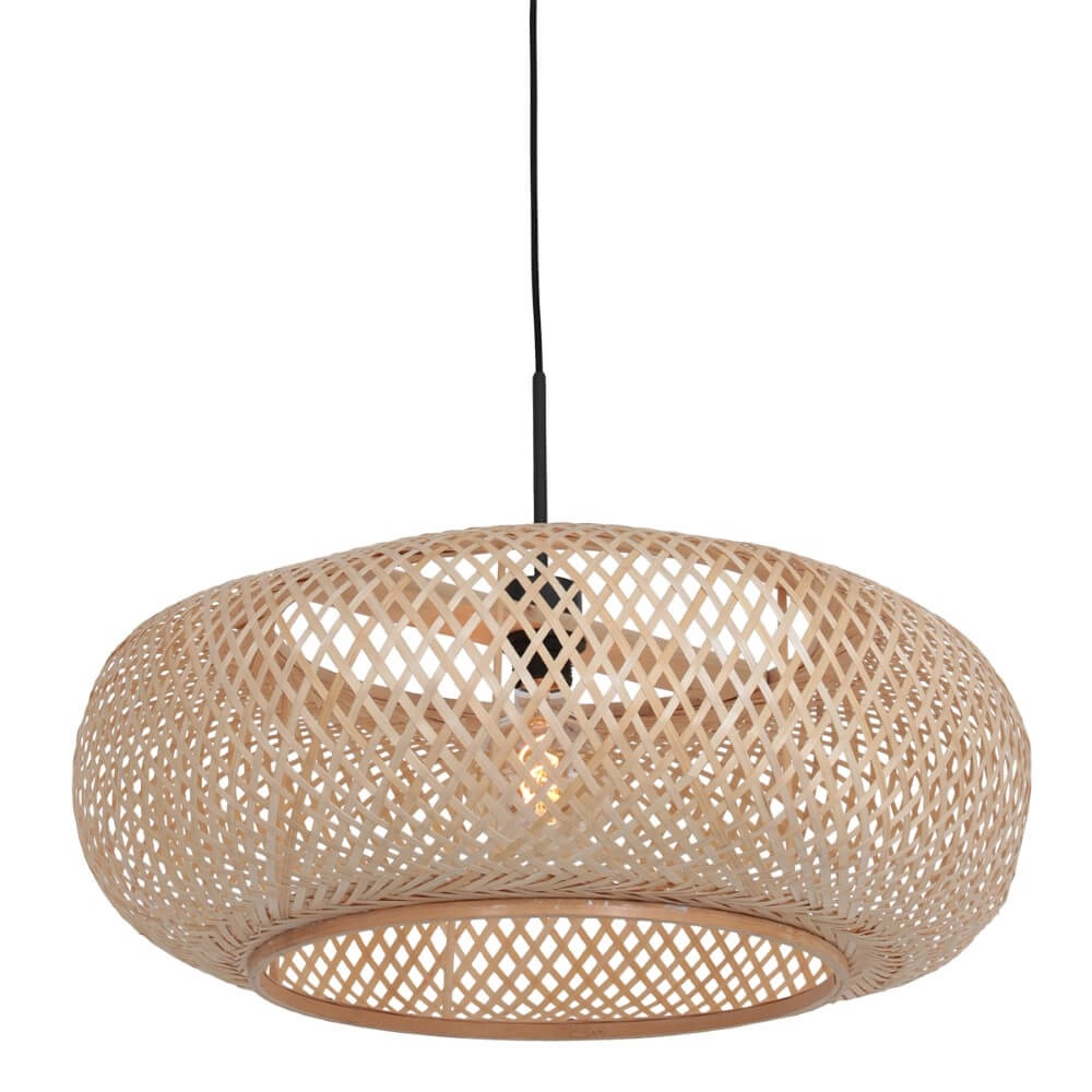 Hängelampe aus Rattan Sparkled Ø 60cm Steinhauer 8712746152920