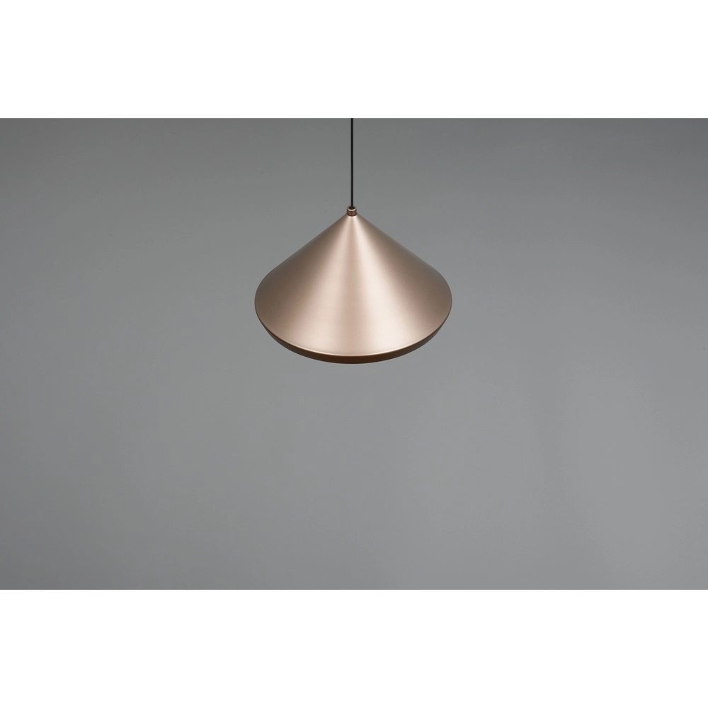 Moderne Pendelleuchte Laguna Ø 18cm kaffeebraun Trio 4017807671070