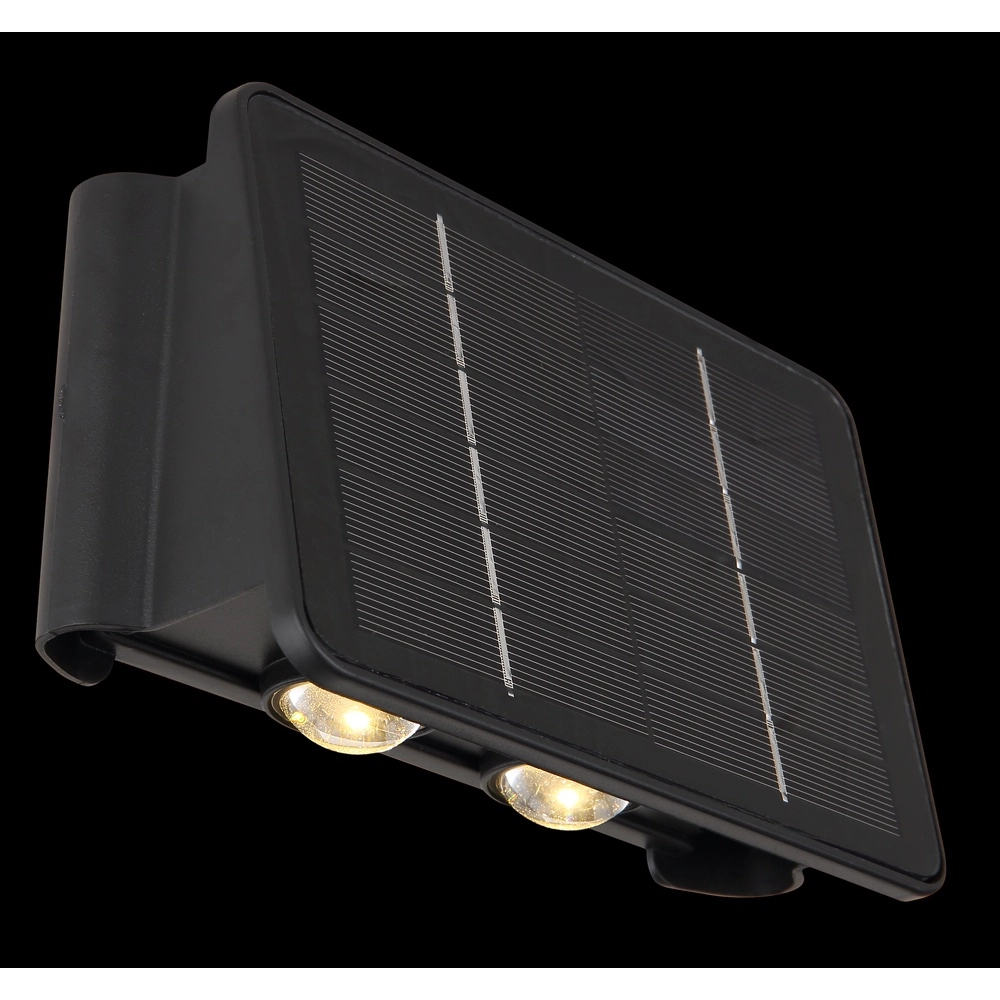 Solarwandlampe Lutron Schwarz Globo 9007371451012