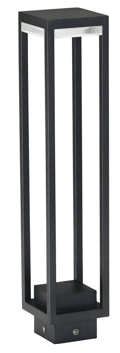 LED Terrassenlampe Poast 70cm - schwarz