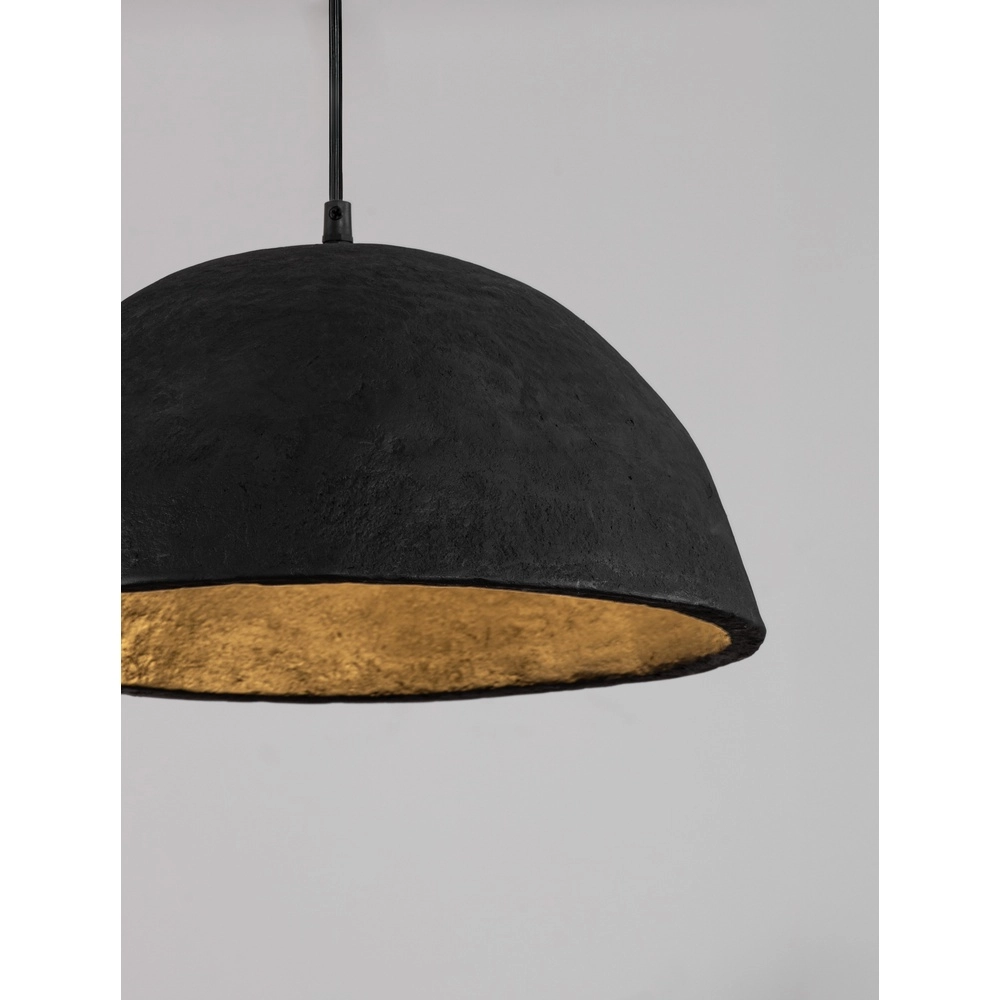 Schwarze Pendelleuchte Talcum Ø 42cm Lyora 5212017468277