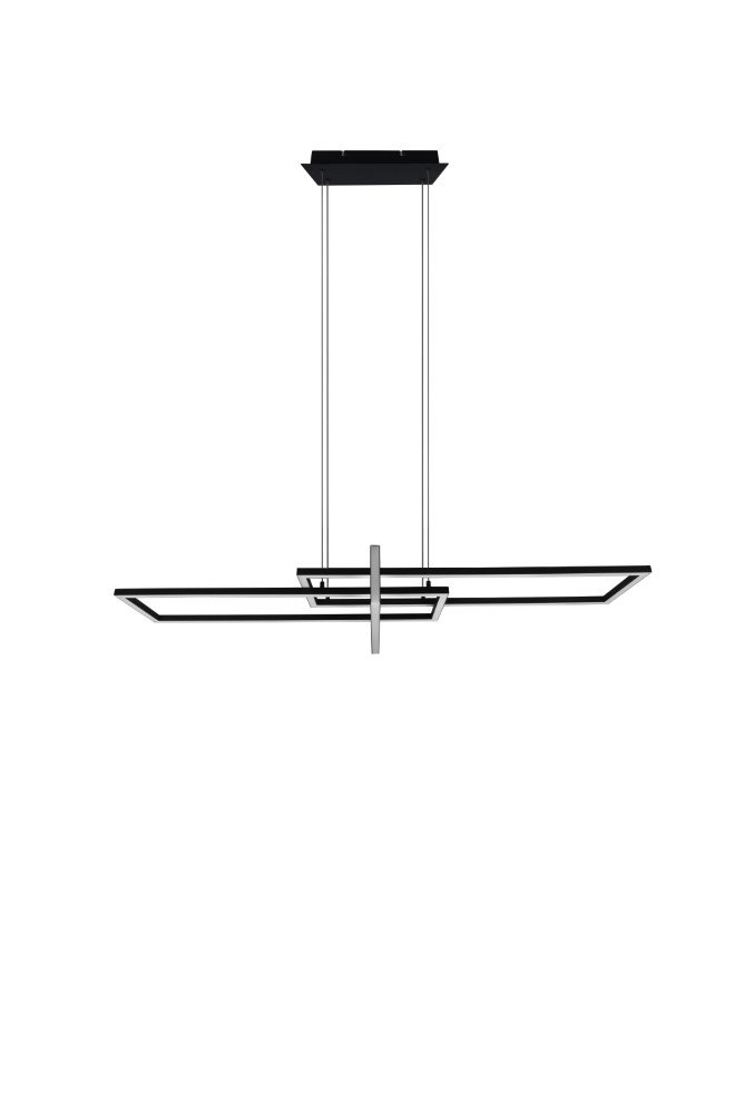 Schwarze LED-Pendelleuchte Salinas Trio 4017807487923
