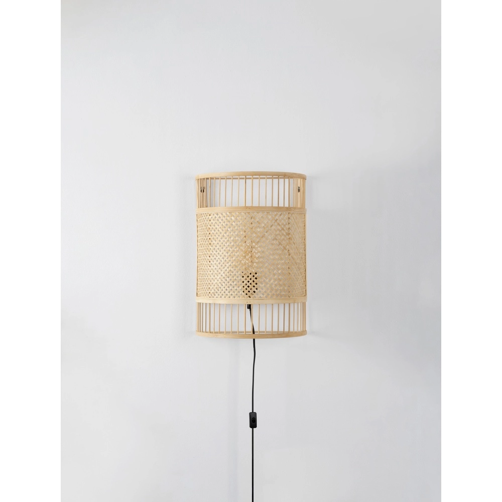 Wandleuchte aus Bambus Pale mit Kabel Lyora 5212017465580