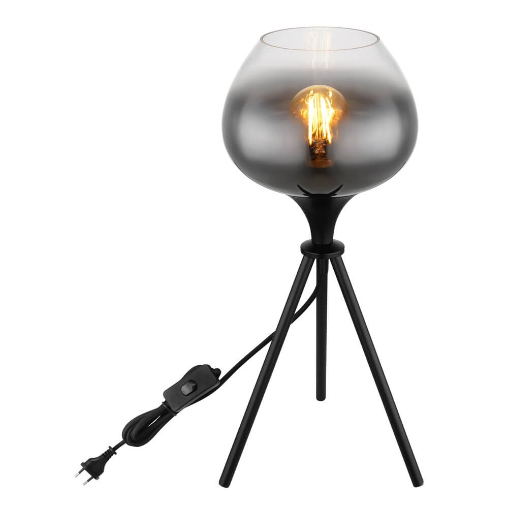 Schwarze Tischleuchte Maxy Ø 24cm Globo 9007371444403