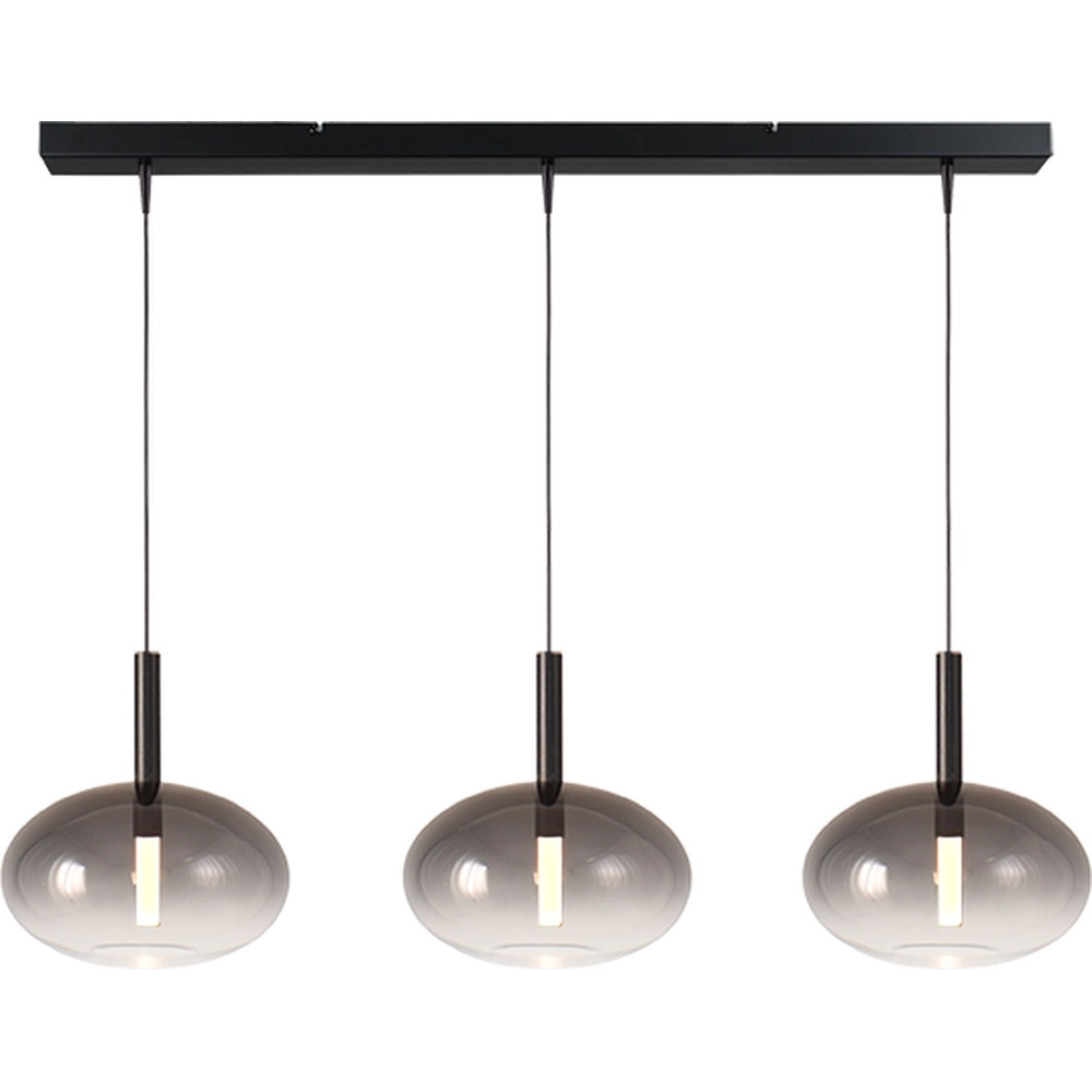 3L Pendellampe Ø 24cm Lido Onion mit rauchverdünnendem Glas Masterlight 8718121324784