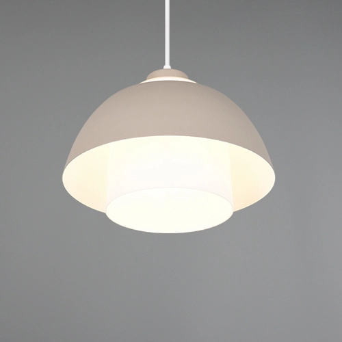 Design-Pendellampe Tilos sandbraun Ø 30 cm Trio 4017807690118