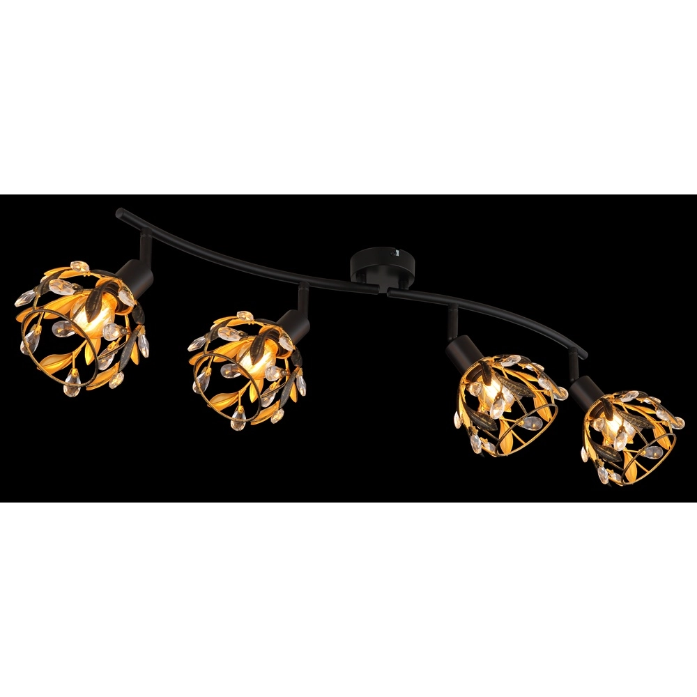 Landdeckenlampe Mika Schwarz Globo 9007371528295