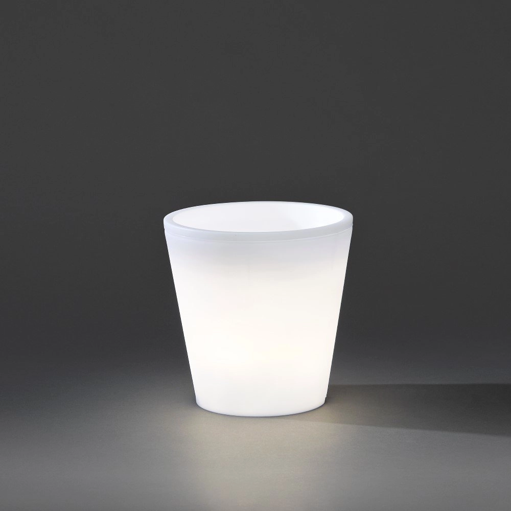 LED Blumentopf Assisi LED 28 cm – 2,5 W – weiß KonstSmide 7318307453003