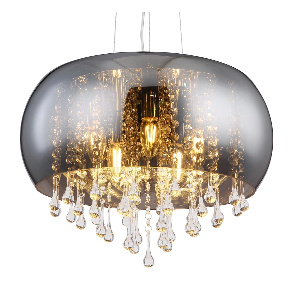 Pendellampe Kalla Ø 44cm Chrom Globo 9007371412938