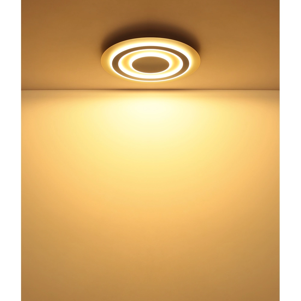 Design-Deckenleuchte Jayden sandbraun Ø 48cm Globo 9007371586004