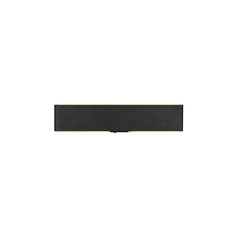 Moderne Wandleuchte Conchita schwarz 32cm Trio 4017807655643