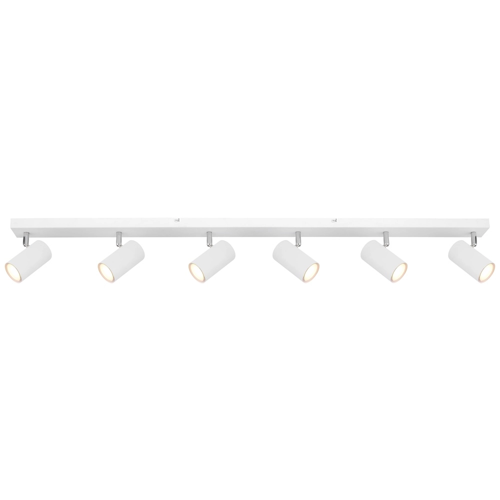 Deckenlampe 6-Licht Robby Weiß Globo 9007371439591