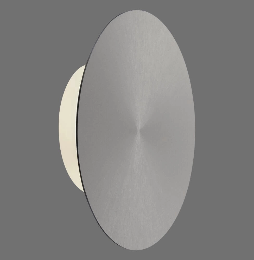 Design-Wandleuchte Akku Puntua Ø 18cm grau Paul Neuhaus 4012248372487