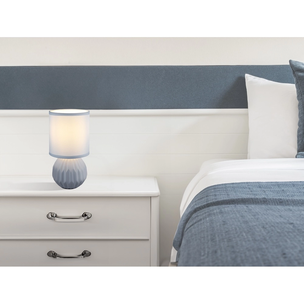 Design-Tischlampe Sylas Blau Globo 9007371481507