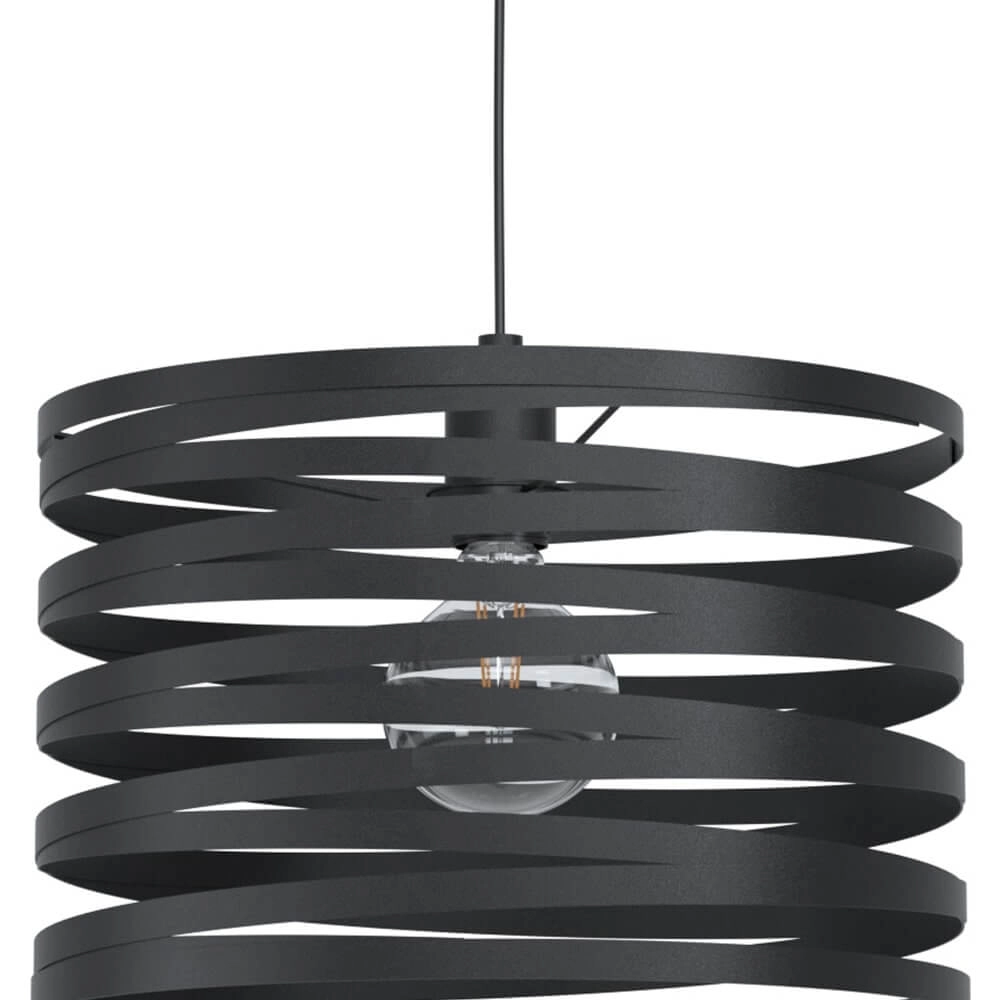 Schwarze Pendelleuchte Cremella Ø 37cm Eglo 9002759993450