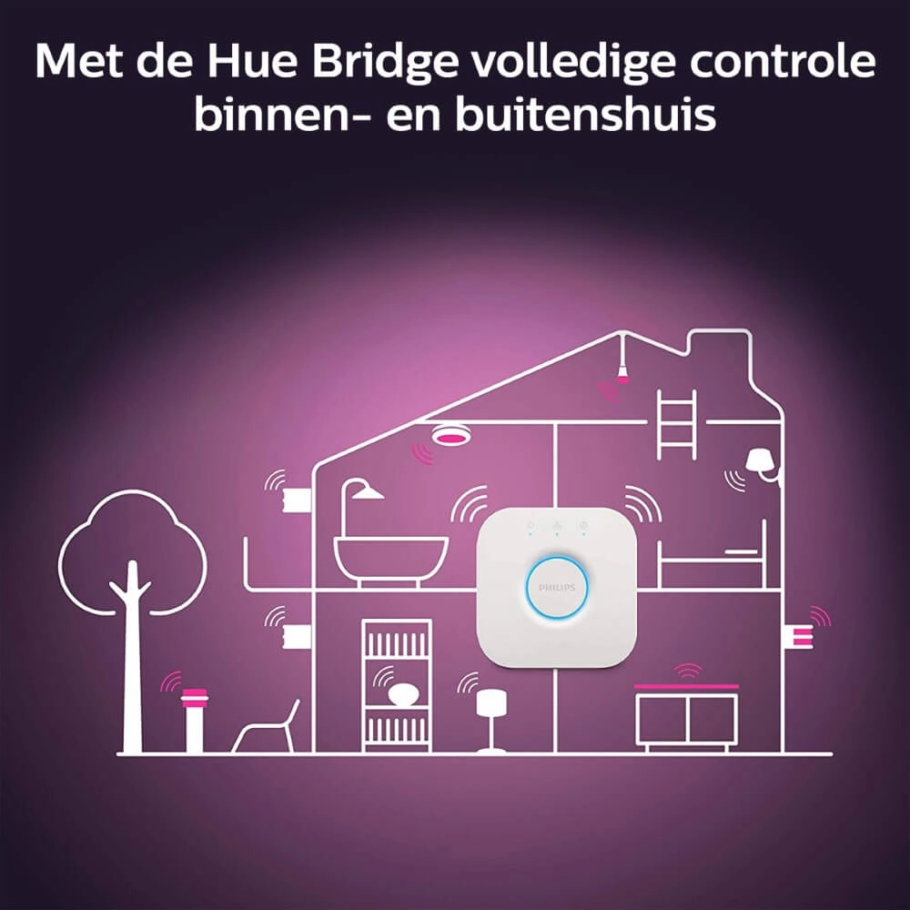 Intelligente Stehlampe Hue Signe - White and color Philips 8719514433526