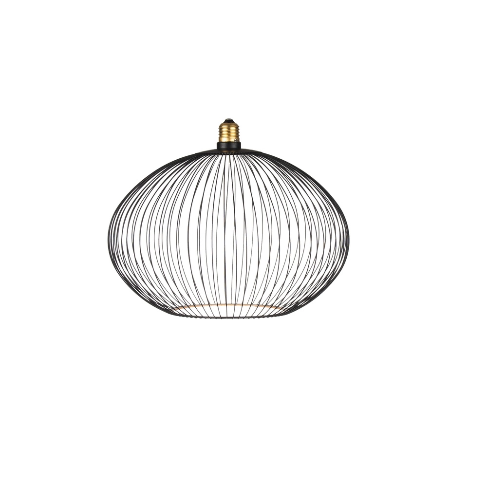 Einzigartige Lichtquelle Floating Filo schwarz - 6W - E27 - 450lm - 2200K - Ø 30cm