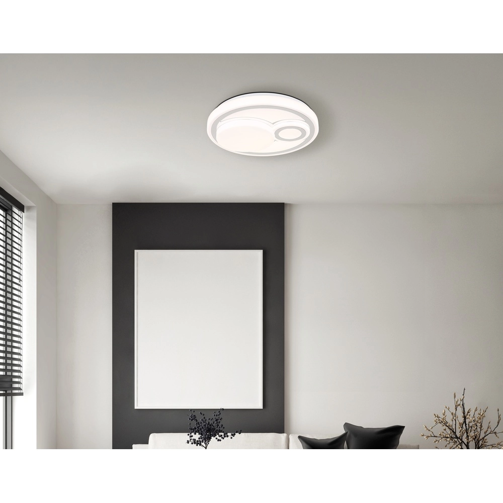 Schlanke Deckenlampe Ruiz Weiß Globo 9007371533893